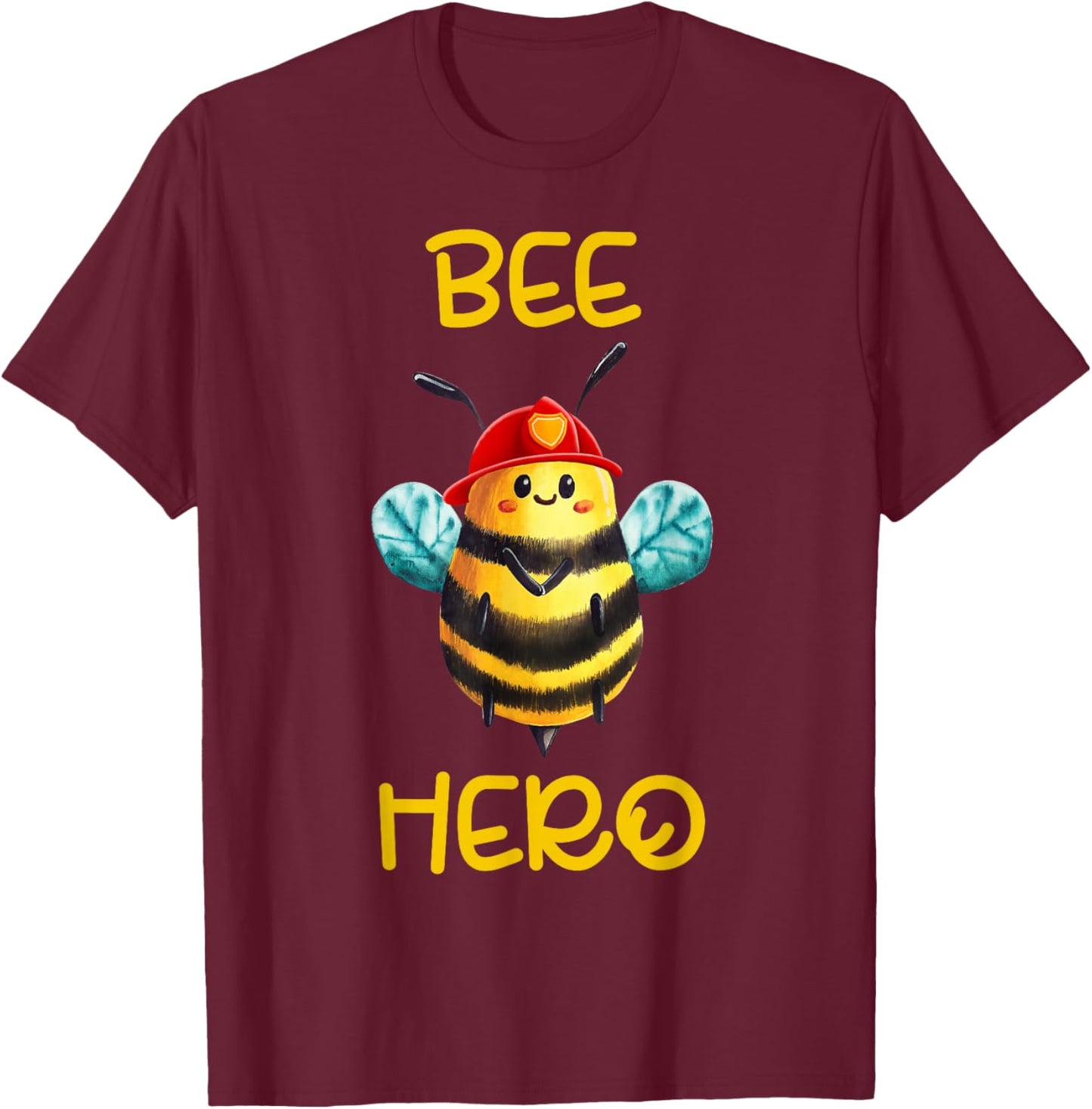 fleissige imker,Biene, bienen, honig, feuerwehr, Bee Hero T-Shirt - T-Shirt | Maroon