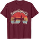 Vintage Sewciopath Funny Sewing Lover Quilter Sewing Machine T-Shirt - T-Shirt | Maroon