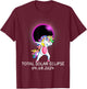 Dabbing Unicorn USA Total Solar Eclipse April 8, 2024 T-Shirt - T-Shirt | Maroon