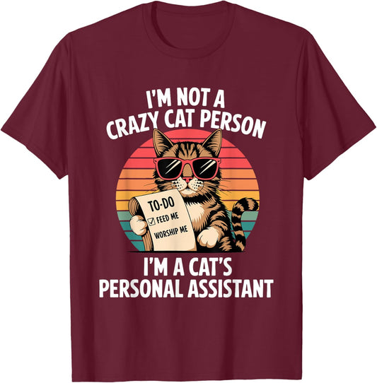 Funny Cats Saying T-Shirt - T-Shirt | Maroon