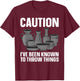Funny Pottery Art Men Pottery Artist Pottery Maker T-Shirt - T-Shirt | Maroon