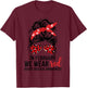 In February We Wear Red CHD Heart Disease Awareness Women T-Shirt - T-Shirt | Maroon