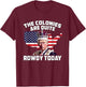 King Charles Colonies Are Rowdy July 4th Independence Day Men T-Shirt - T-Shirt | Maroon