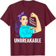 Suicide Prevention Awareness Mental Health Warrior T-Shirt - T-Shirt | Maroon