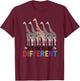 Autism Awareness Cute Giraffe Animal It's Ok To Be Different T-Shirt - T-Shirt | Maroon