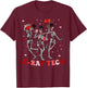 Dancing Skeleton Radiology Valentines RAD Tech X-ray Tech T-Shirt - T-Shirt | Maroon