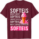 Eisverkäufer Kostüm Softeis Redet Nicht Spruch Eis T-Shirt - T-Shirt | Maroon