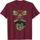 Retro HD Flathead Flying Eyeball Vtwin Motorcycle Gear 1952 T-Shirt - T-Shirt | Maroon