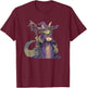 Dragon Dressed As Witch - Dragon Halloween T-Shirt - T-Shirt | Maroon