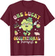 One Lucky Occupational Therapist OT Shamrock St Patricks Day T-Shirt - T-Shirt | Maroon
