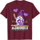 Alzheimer's Awareness T-Shirt - T-Shirt | Maroon