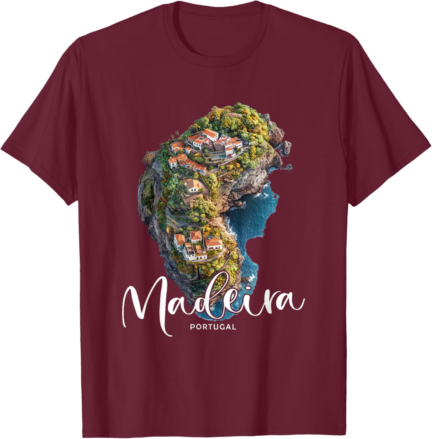 Madeira Island Portugal Vacation Souvenir Trip For Travelers T-Shirt - T-Shirt | Maroon