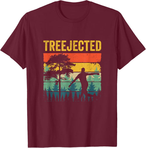Treejected Funny Disc Golf Discs Hit Stupid Trees Vintage