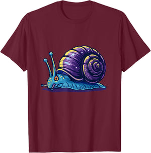 Pretty Snail Costume for Boys and Girls T-Shirt - T-Shirt | Maroon