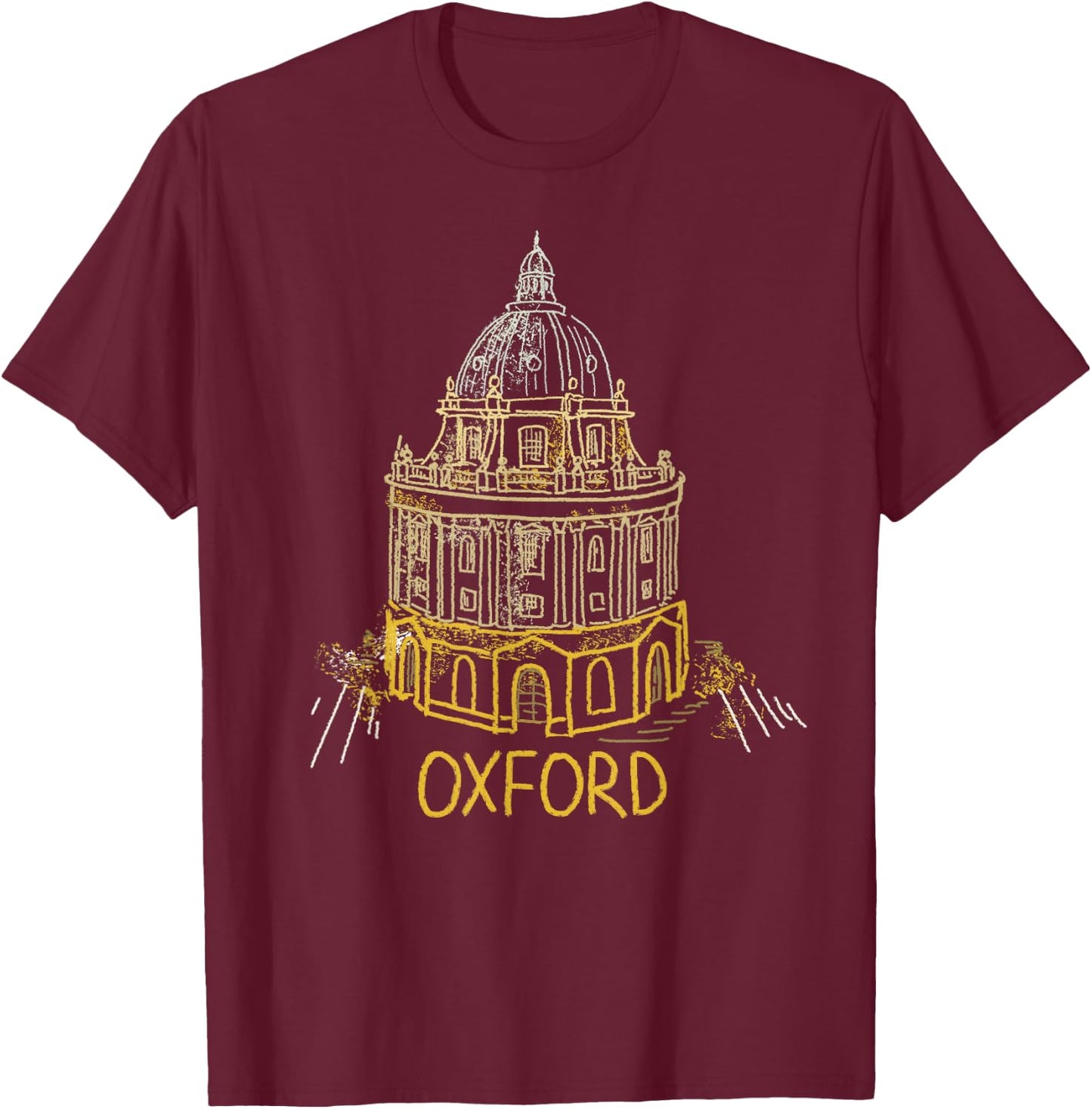Oxford City Shirt T Shirt T-Shirt - T-Shirt | Maroon