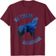 Ma'iingan Anishinaabe Ojibwe Chippewa Language Wolf T-Shirt - T-Shirt | Maroon