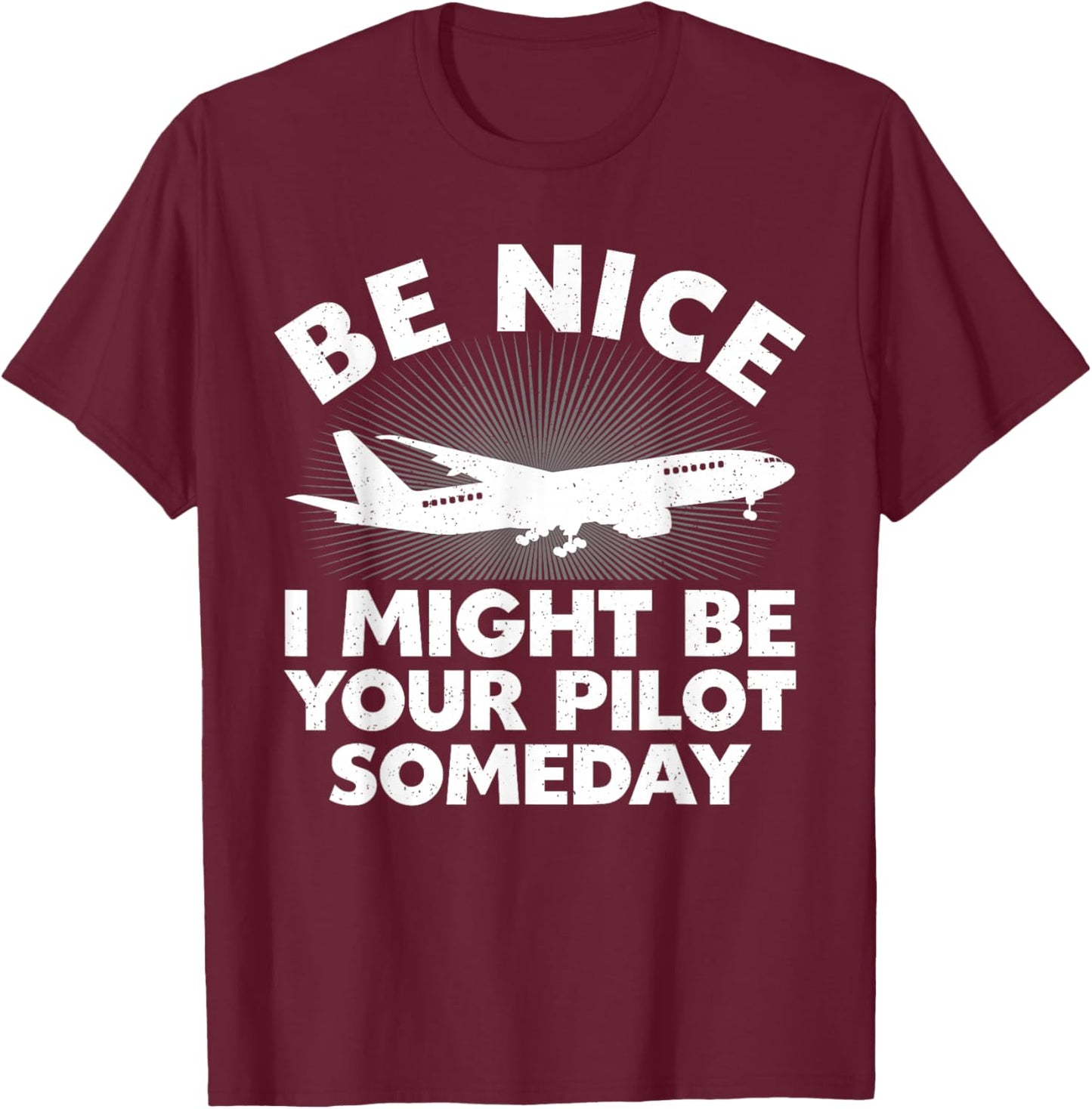 Funny Pilot Design Women Aviation Airplane Pilot T-Shirt - T-Shirt | Maroon