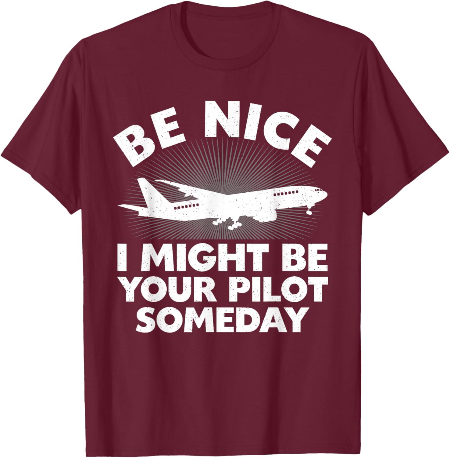 Funny Pilot Design Women Aviation Airplane Pilot T-Shirt - T-Shirt | Maroon