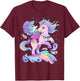Pastel Goth Cute Creepy Plague Doctor Kawaii Unicorn Occult T-Shirt - T-Shirt | Maroon