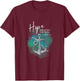 Hope Anchors The Soul Bible Verse T-Shirt - T-Shirt | Maroon