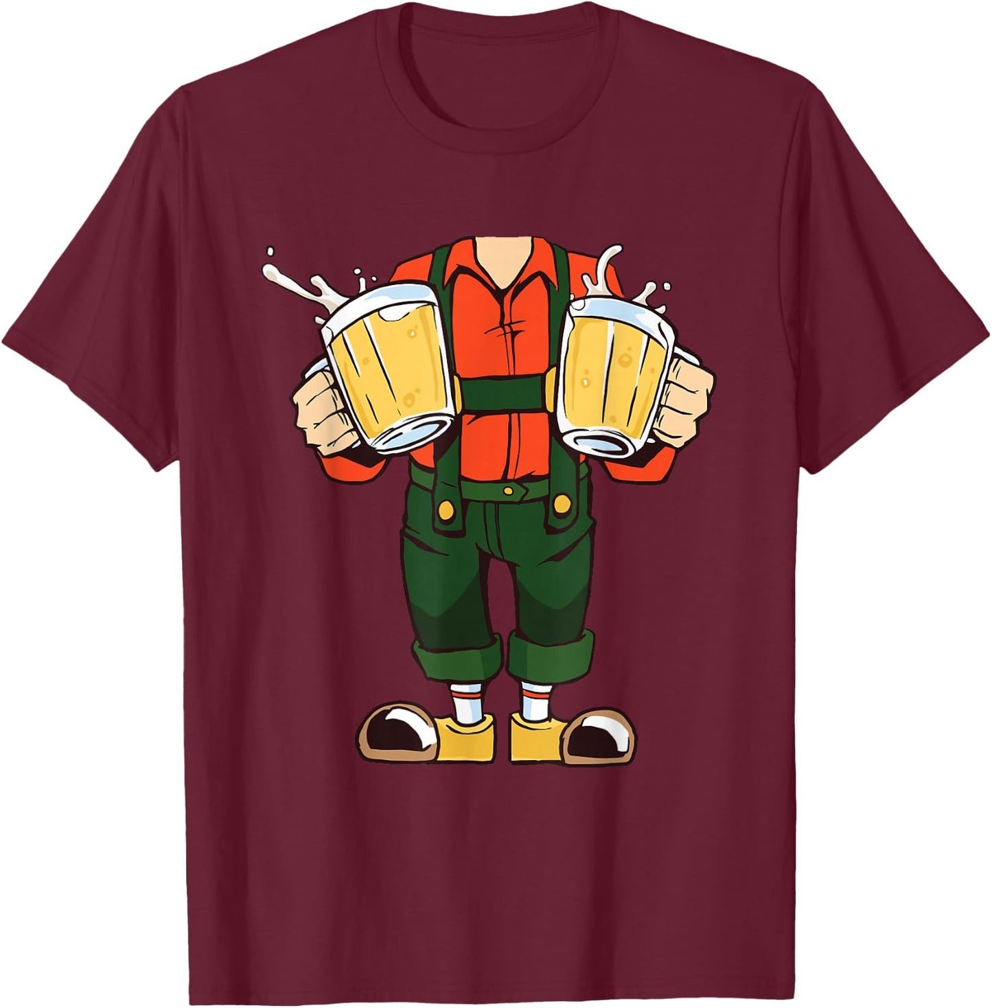 October Festival Costume T-Shirt - T-Shirt | Maroon