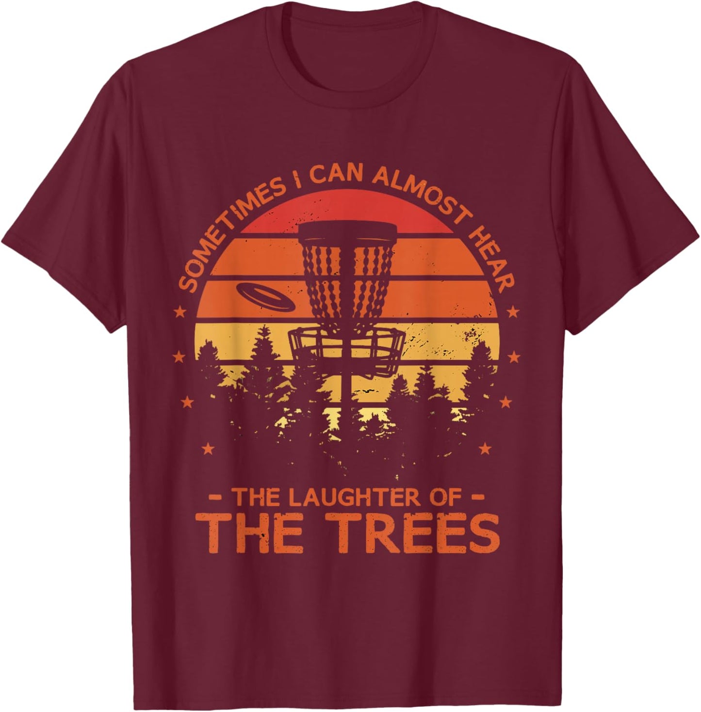 Funny Frisbee Golf Disc Golfer T-Shirt - T-Shirt | Maroon