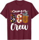 Swimmer Boo Crew Halloween Matching Swim Coach T-Shirt - T-Shirt | Maroon