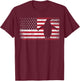 American Flag Penguin Bird 4th of July Retro Men Women USA T-Shirt - T-Shirt | Maroon
