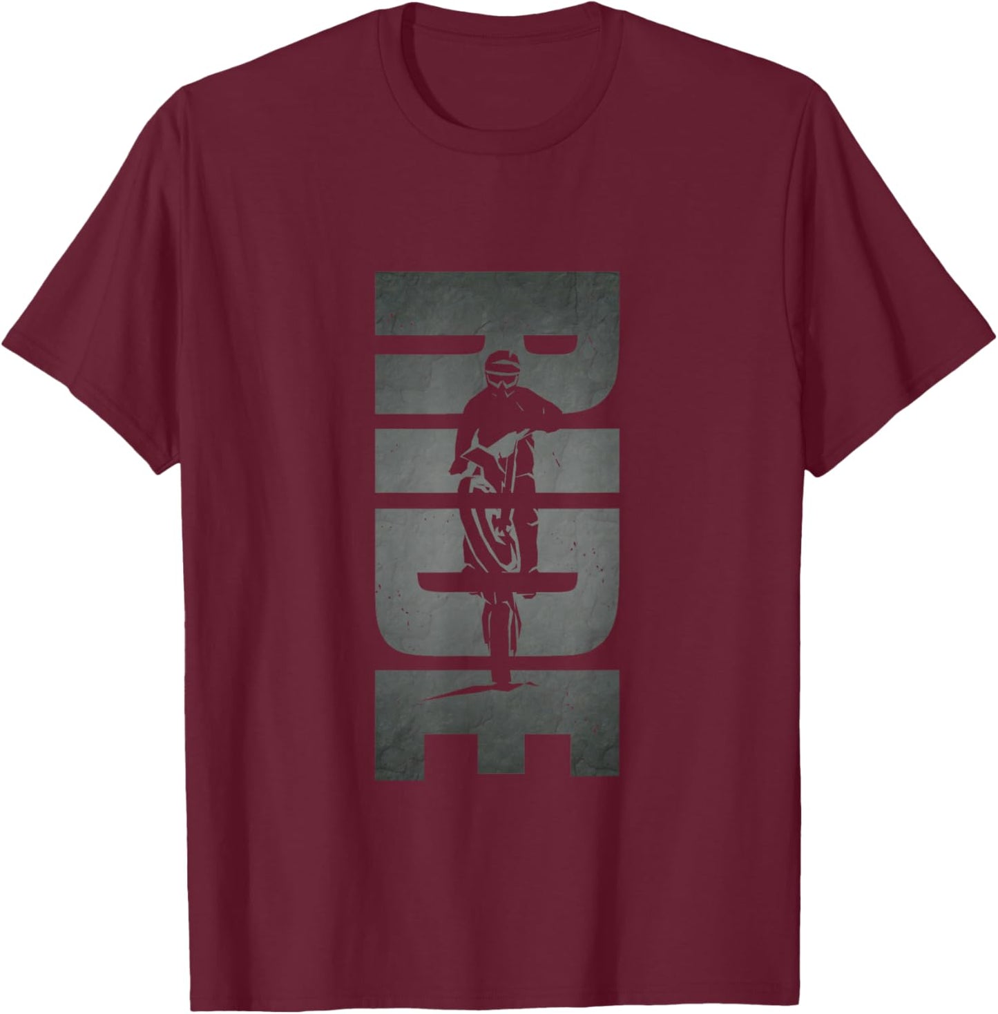 Dirt Bike Motocross T-Shirt - T-Shirt | Maroon