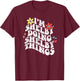 Retro Groovy Im Shelby Doing Shelby Things Funny Mothers Day T-Shirt - T-Shirt | Maroon