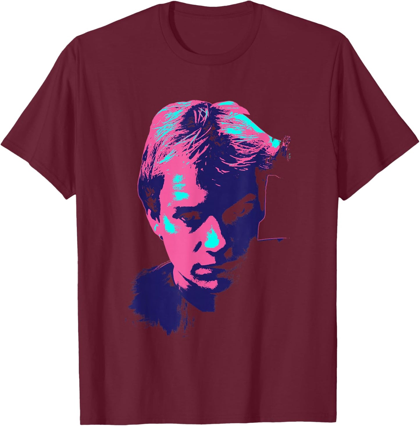 TV Times Portrait Of Musician Sting Pop Art Stylised T-Shirt - T-Shirt | Maroon