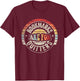 Retro Vintage Bookmarks Are For Quitters Shirt Bookworm T-Shirt - T-Shirt | Maroon