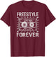 Freestyle Music Best 80's Concerts Retro Worn Look T-Shirt - T-Shirt | Maroon