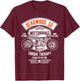 Deadwood South Dakota USA Motorcycle Design Souvenir T-Shirt - T-Shirt | Maroon