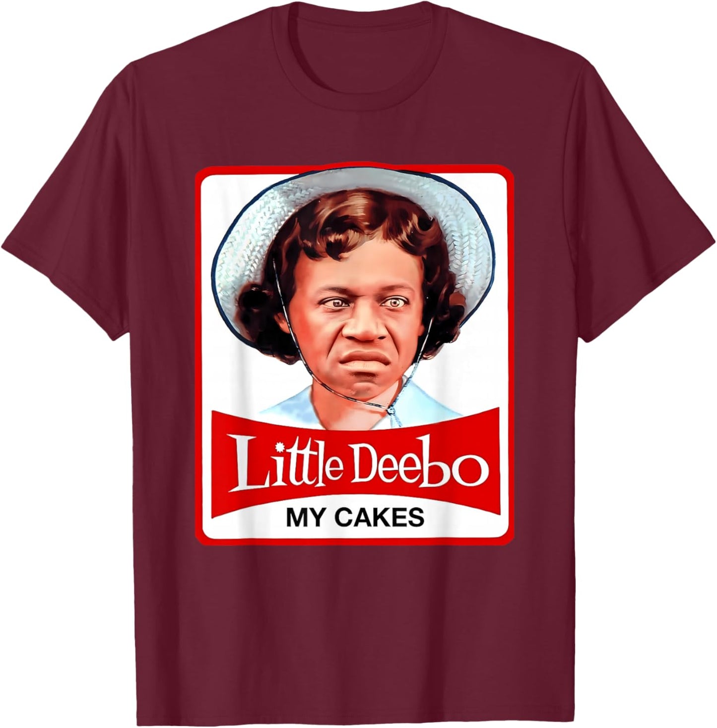 Little Deebo My Cakes Deebo Friday T-Shirt - T-Shirt | Maroon