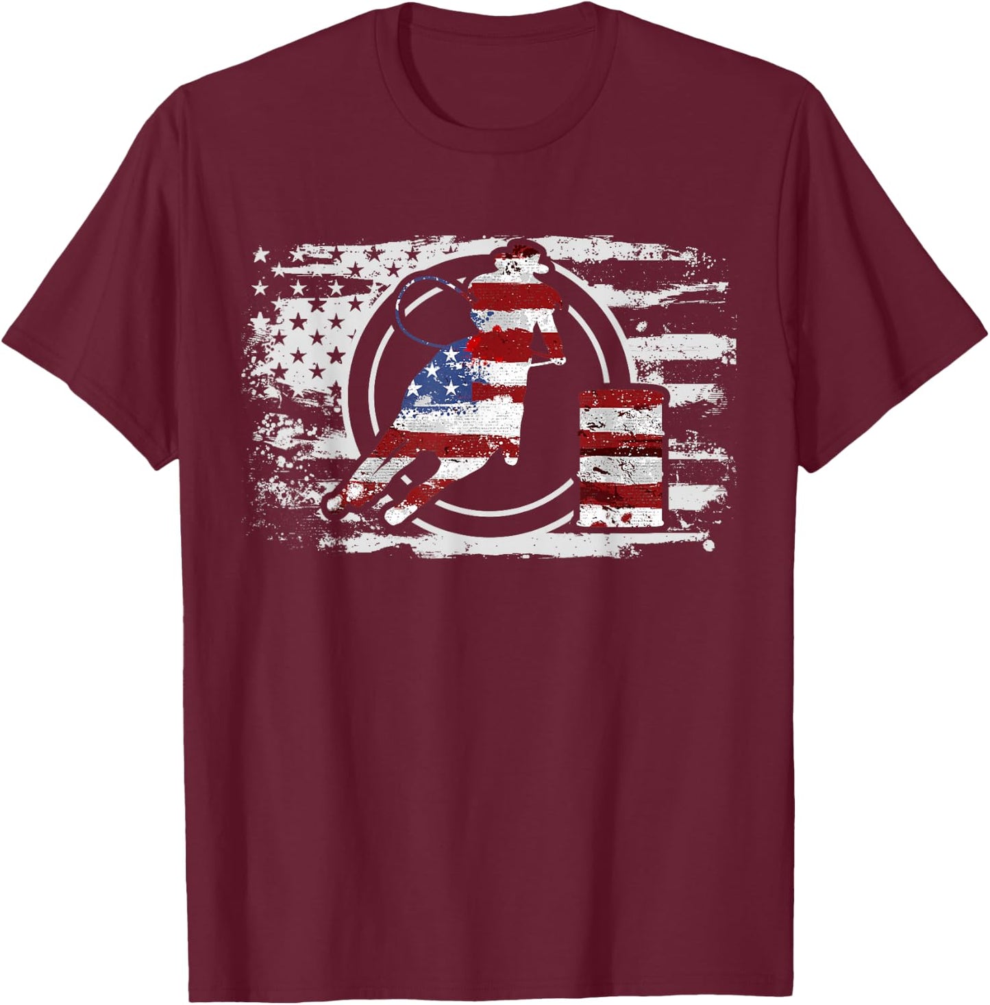 Barrel Racing Gift T-Shirt - T-Shirt | Maroon