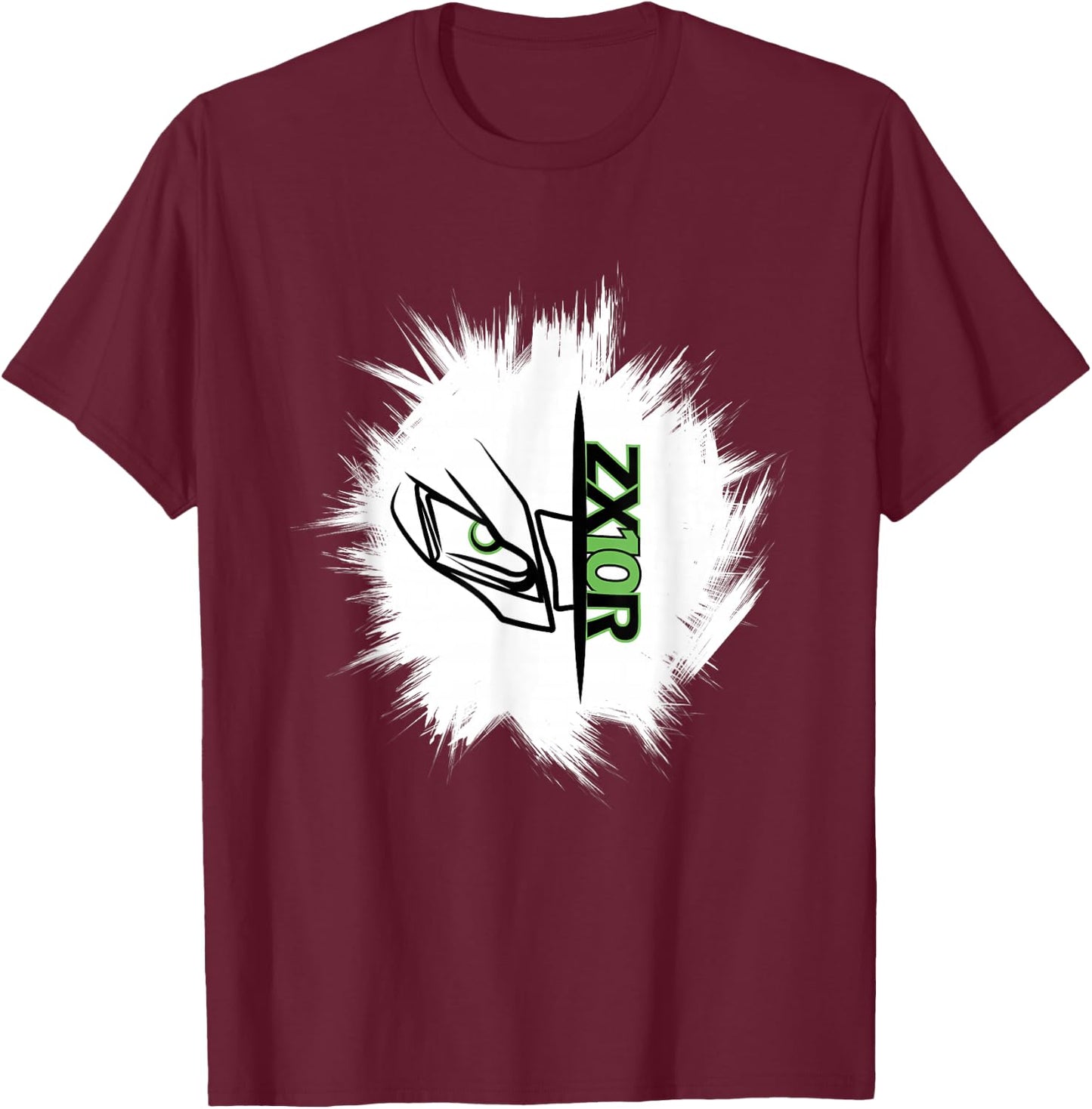 ZX10R sportbike Ninja motorcycle T-Shirt - T-Shirt | Maroon