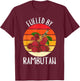 Retro Fueled By Rambutan Vintage Rambutan Fruit Lover T-Shirt - T-Shirt | Maroon