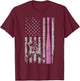 Pink Girls Softball - American Softball For Youth Girls T-Shirt - T-Shirt | Maroon