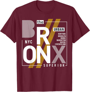 The Bronx shirts, I Love Bronx, The Bronx New York City T-Shirt - T-Shirt | Maroon