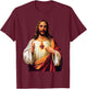 Sacred Heart of Jesus T-Shirt - T-Shirt | Maroon