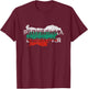 Bulgarian Map and Flag Souvenir - Distressed Bulgaria T-Shirt - T-Shirt | Maroon
