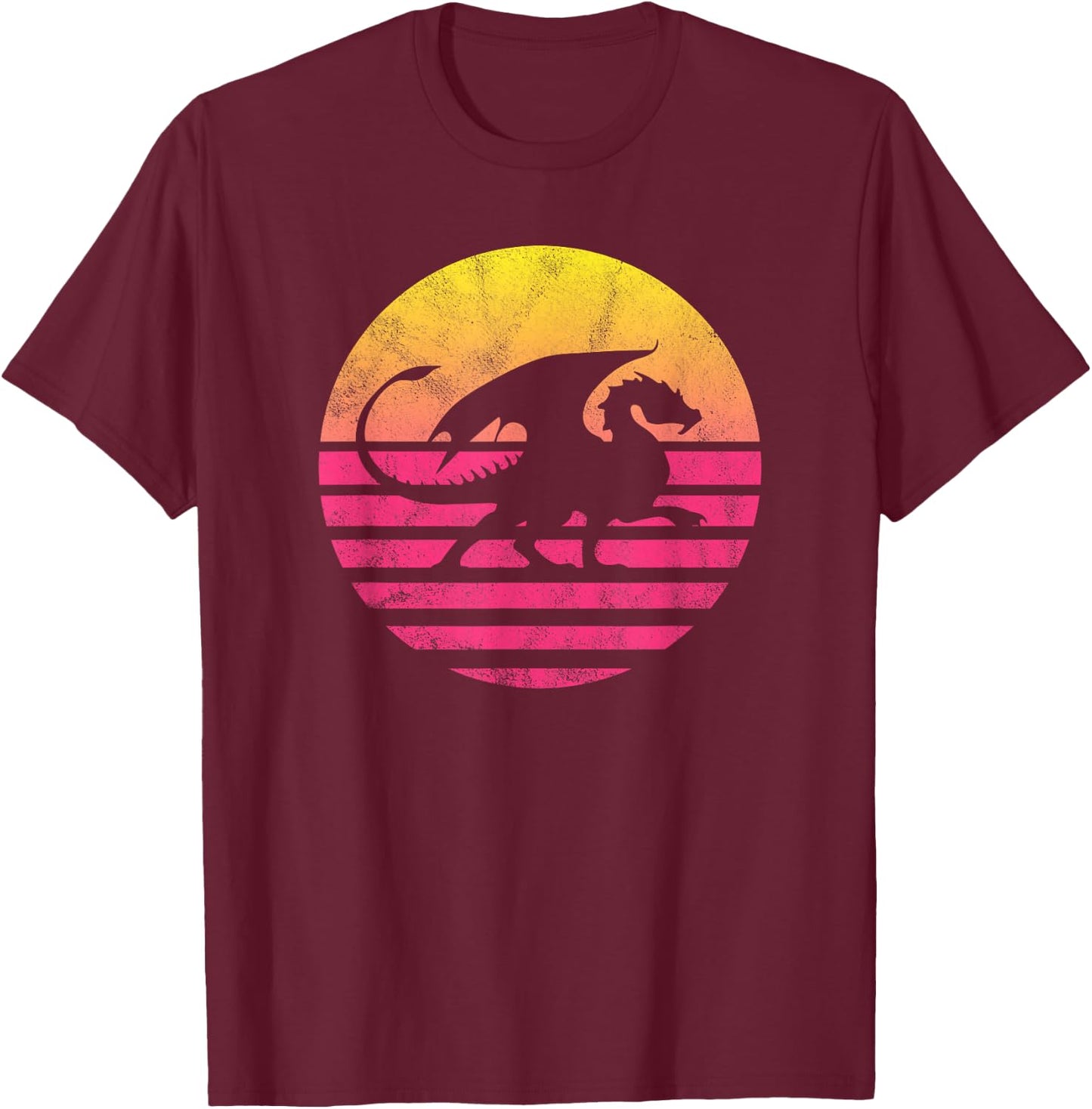Classic Dragon Gift T-Shirt - T-Shirt | Maroon