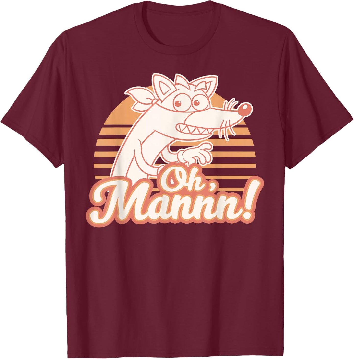 Dora the Explorer Sun Stripes Swiper T-Shirt - T-Shirt | Maroon