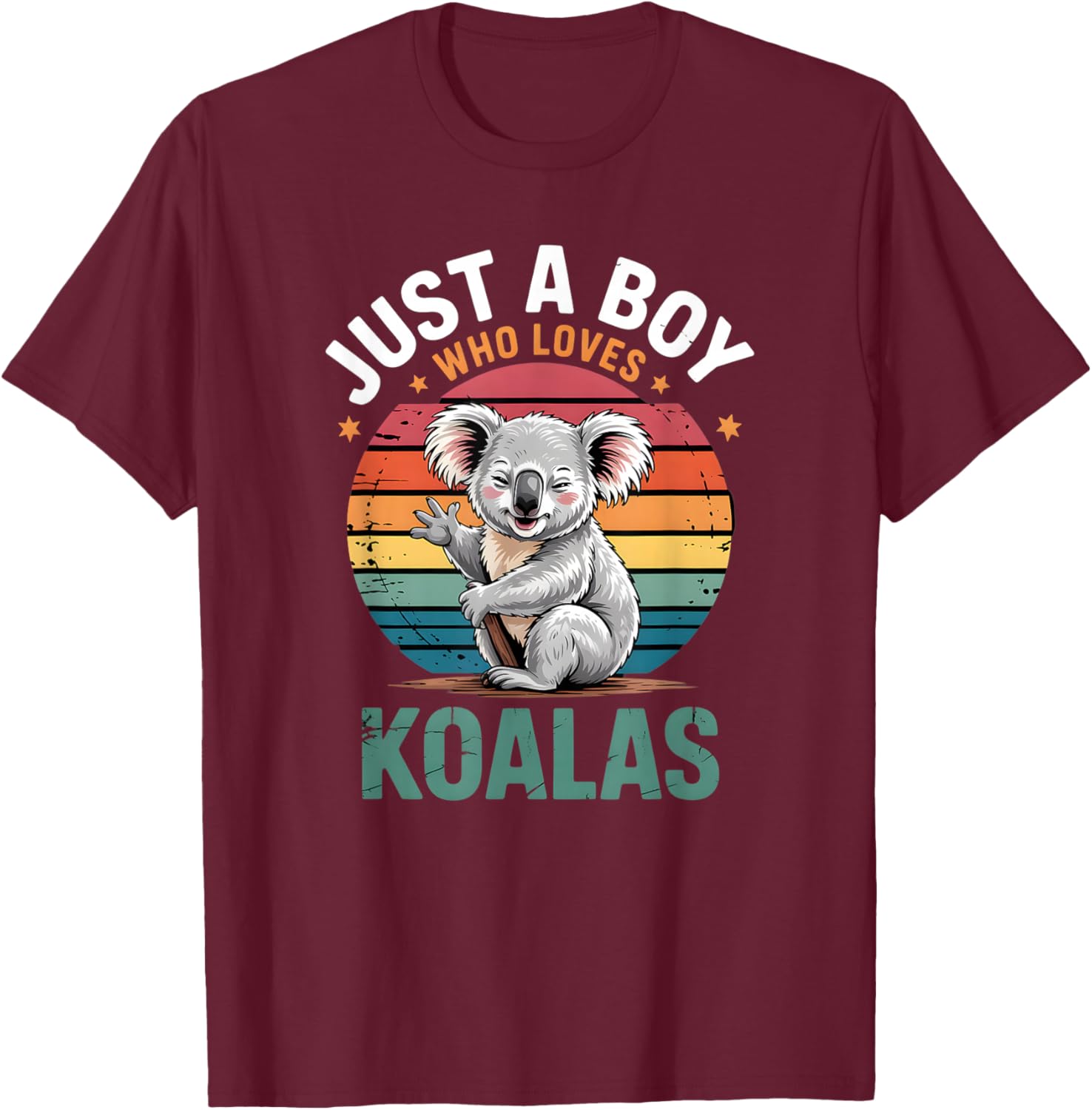 Boys Koala T-Shirt - T-Shirt | Maroon