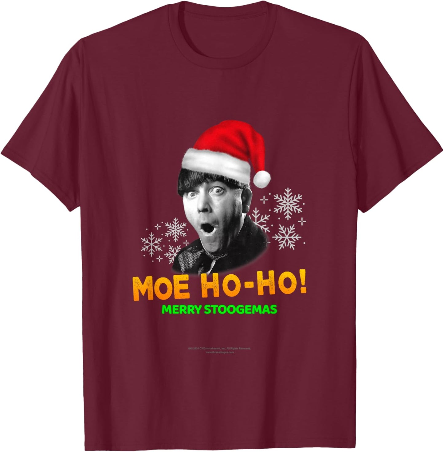 Moe-Ho-Ho T-Shirt - T-Shirt | Maroon