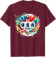 USA 2028 Go United States Sport USA Team 2028 USA T-Shirt - T-Shirt | Maroon