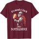 Funny Mead Drinking Medieval History Lover Ren Fair T-Shirt - T-Shirt | Maroon