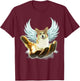 Angel Corgi Golden Hand Heaven Wings God T-Shirt - T-Shirt | Maroon