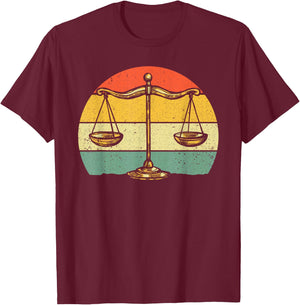 Funny Lawyer Design Women Paralegal Attorney Lovers T-Shirt - T-Shirt | Maroon